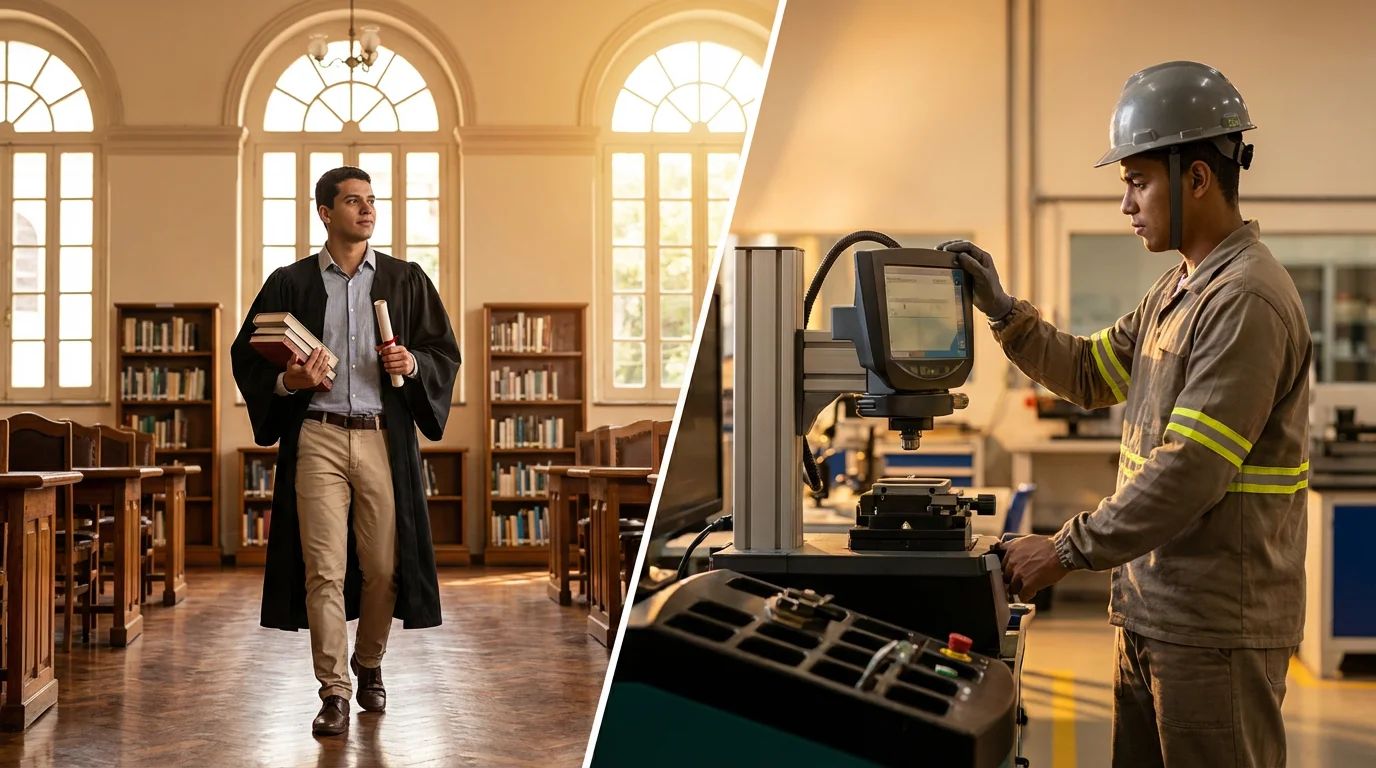 Faculdade ou Curso Técnico: Qual vale mais a pena para entrar rápido no mercado em 2026?
