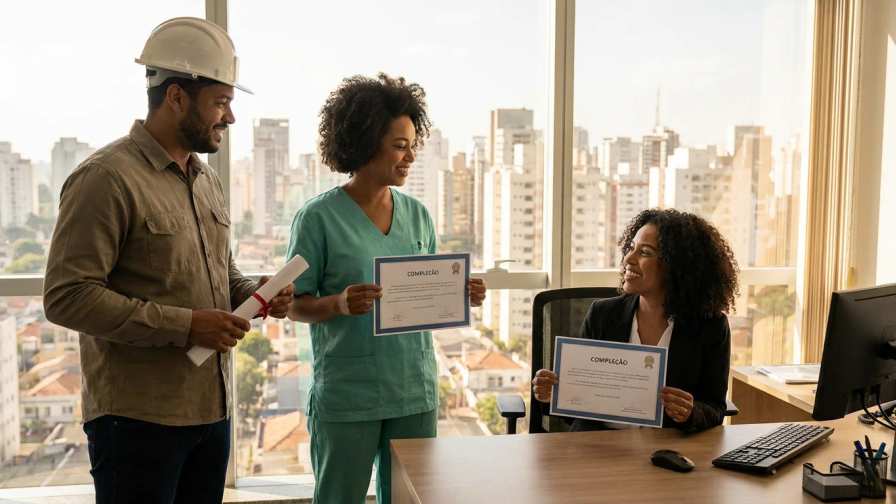 Sua formação não pode esperar. Garanta sua certificação válida em todo o Brasil